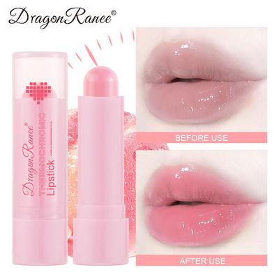 Roze Kleurveranderende Lippenstift, Hydraterende Langhoudende Getinte Lippenbalsem, Hydraterende Lipgloss