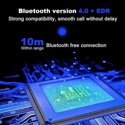 BT8 Motorhelm Headset Bluetooth-compatibel 4.1+EDR Handsfree bellen Luidspreker Oortelefoon