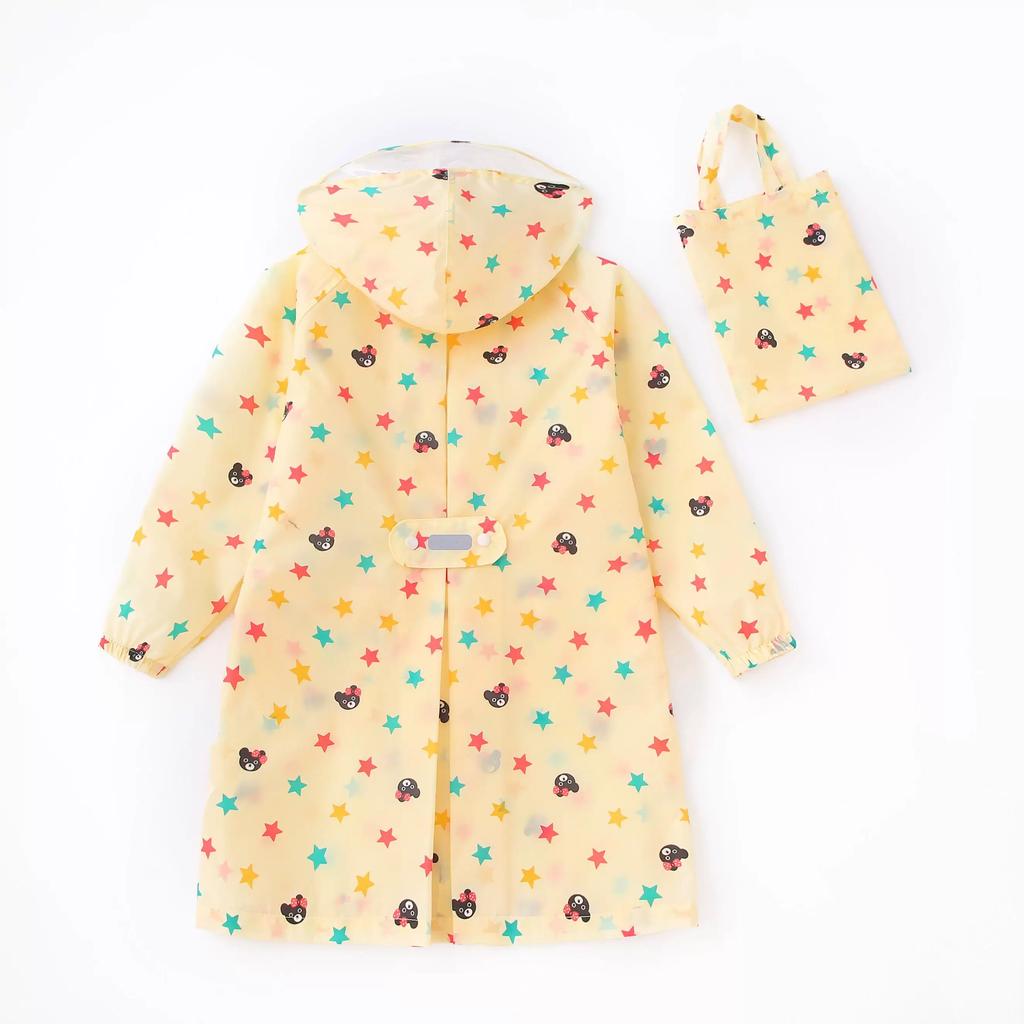 Japanese Style Lightweight Quick-Drying Breathable Kids Raincoat Rainproof Kindergarten Boys and Girls Waterproof Poncho Primary School Student