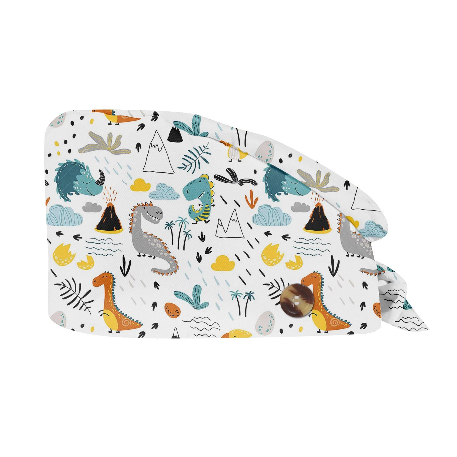 

Модная рабочая шляпа с принтом животных Повседневная стираемая шляпа Сумка Кепка One Size синий