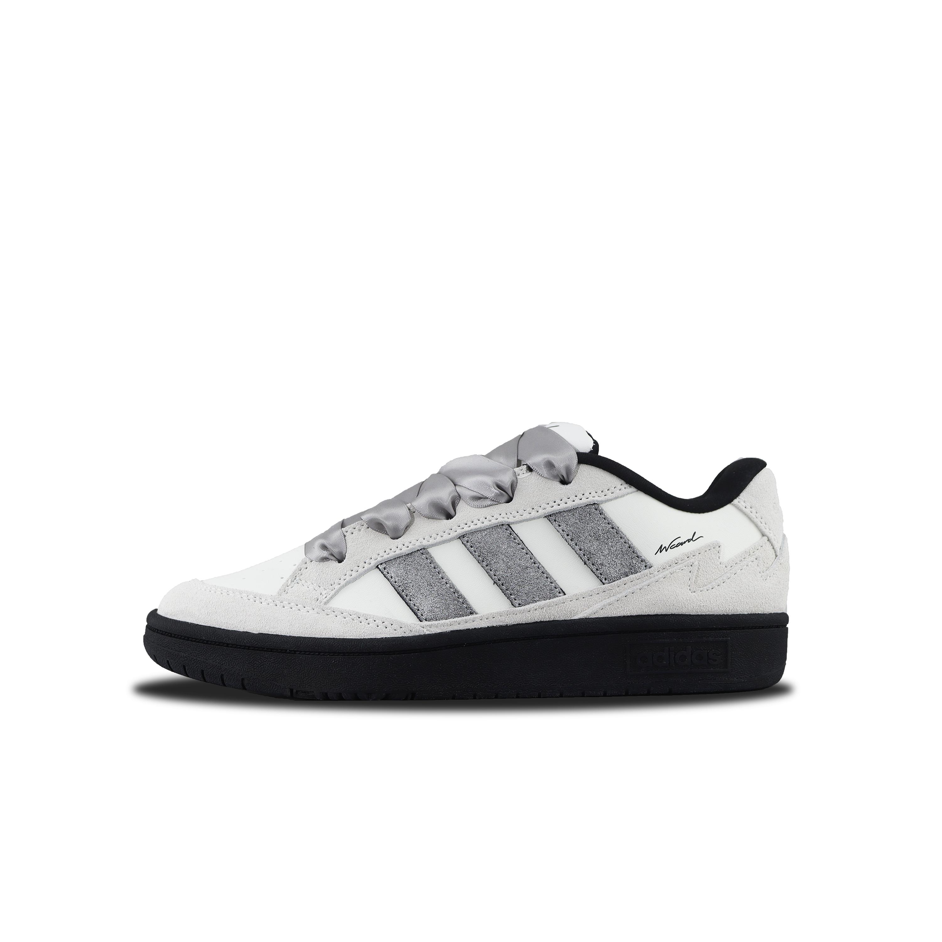Adidas WCARD ADV Slip Resistant Abrasion Resistant Low top Skateboard Shoes Unisex Black Silver IH0961(Team840-) 40⅔