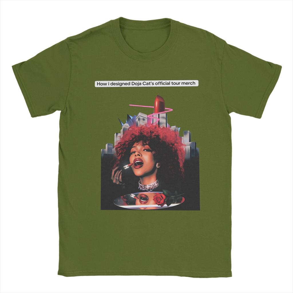 Doja Cat Tour Ma Vie T Shirt Beach Trendy Cool TShirts Couple Cotton Crew Neck 4XL 5XL 6XL Clothes Short Sleeve Basic Tshirt