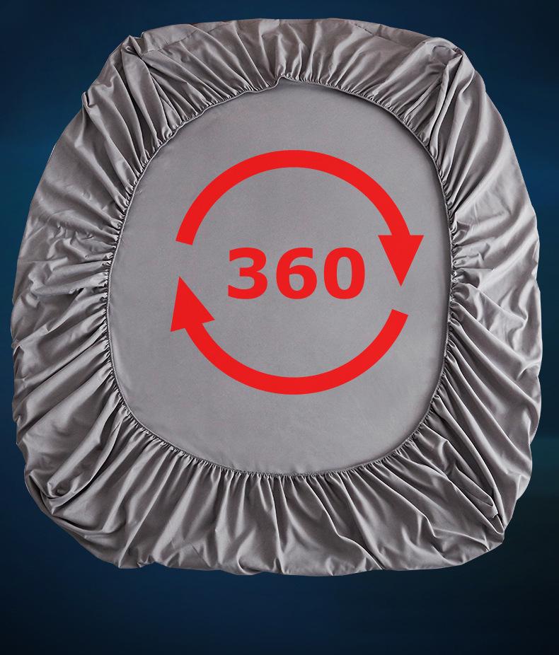 Brushed Cotton Non-slip Fitted Sheet and Mattress Cover for Hotel & Guesthouse Beds