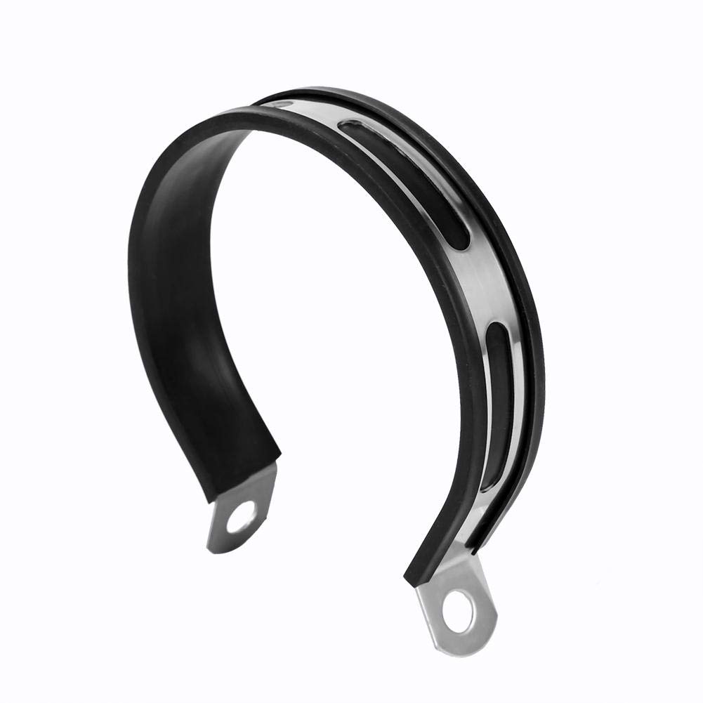 Silencer Band, Stainless Steel, Puncher Type, Heat-resistant Rubber Included, Scarf Band