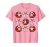 Coquette Schleife Daruma Puppe Japan Rosa Band Mama Muttertag T-Shirt