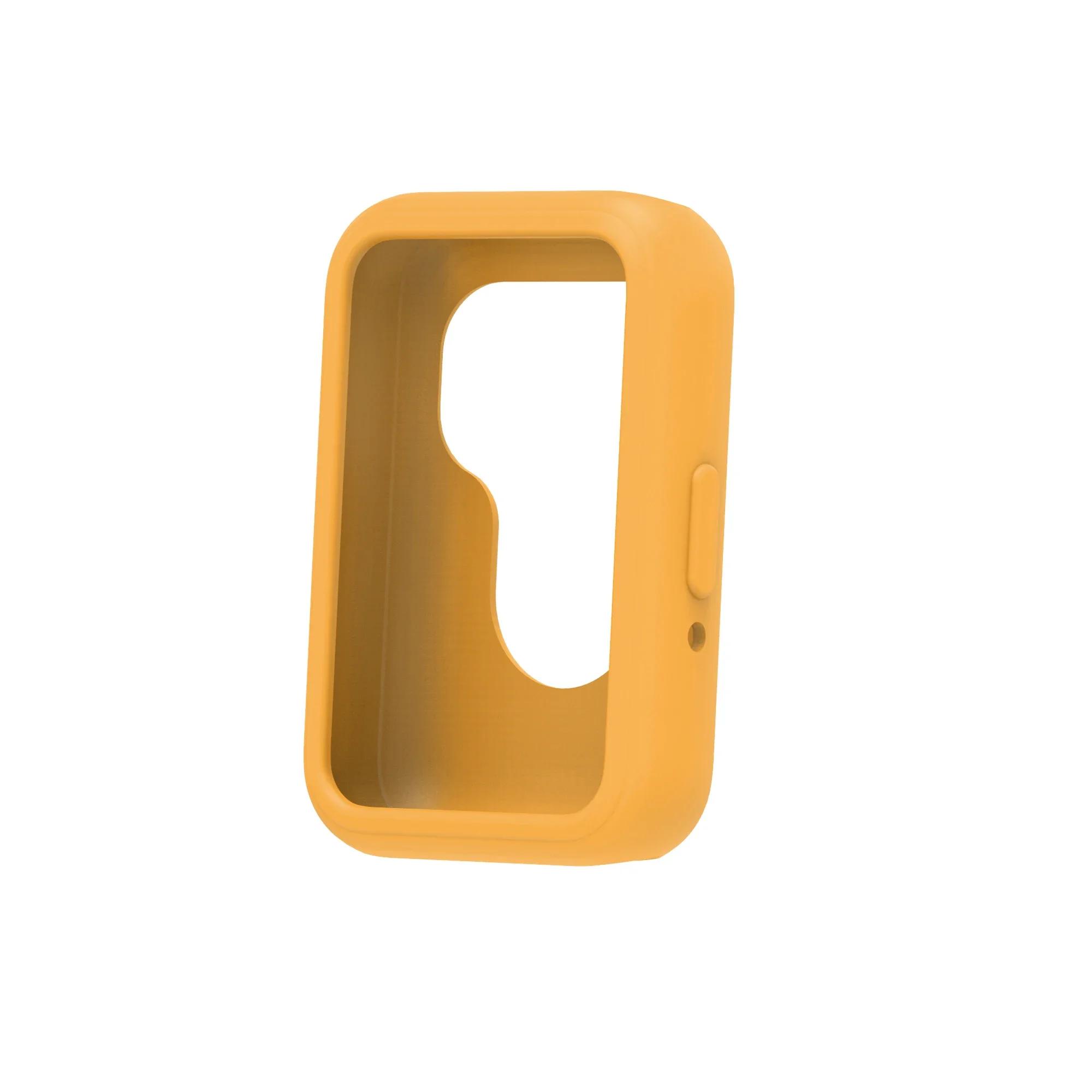 

Soft Silicone Case for Samsung Galaxy Fit 3 Watch Candy Color Full Coverage Protective Cover for Galaxy Watch Fit 3 Accessories For Galaxy Fit 3 жёлтый