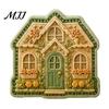 Fun Kitchen Gadgets for Families Spring Garden Mini Pie Mold, Food-Grade Silicone Cookie Cutter DIY Pastoral Style Cake Decorating Tools