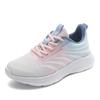 Women's Breathable Flyknit Mesh Running Shoes - Low-top, Large Size, Casual Sneakers for Spring/Summer