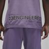 Jordan Letter Print Crew Neck Short Sleeve T-Shirt Men T-Shirts Purple DQ7358-553