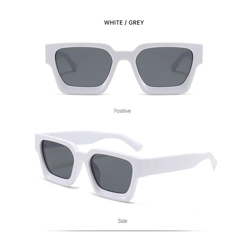 Klassisk Firkantet Innfatning Dame Full Innfatning Solbeskyttelsesbriller For Menn Hverdagsskygger Brilletilbehør Gave