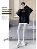 Plus Size Women's Fleece-Lined Yoga Pants - Non-Slip, Slimming, For Autumn/Winter