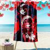 Blood moon night 2D Flat Print Beach Towel, Large Soft Quick Dry Towel for Beach Camping SwimmingZSTJ0915415