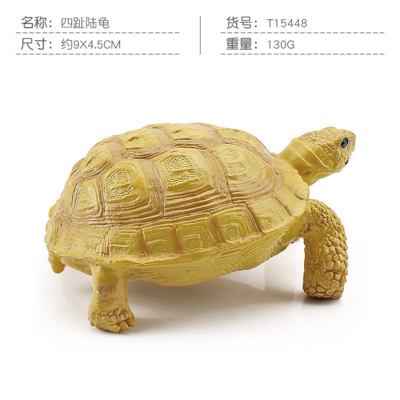 Simulation Amphibian Reptile Model Tortoise Tortoise Star Tortoise Static Decoration Cognitive Ornament Toy