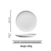 Minimalist Rock Texture Ceramic Dinner Plate