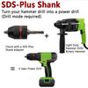 4Pcs 2-13mm Keyless Metal Drill Chuck Hex SDS Adapter Impact Screwdriver Tap Wrench Tool Set High Precision Engineer Accessories