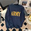 American oversize gray no hat fleece sweater women's spring and autumn 2026 new chic early spring top design sense