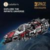 Space Battleship Building Blocks Creative Navy Battleship Fighter Model Bricks Desktop Decoration Diy Toy For Kids Holiday Gifts