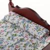 1/12 Dollhouse Miniature Wooden Single Bed W/Pillow Bedroom Accessory