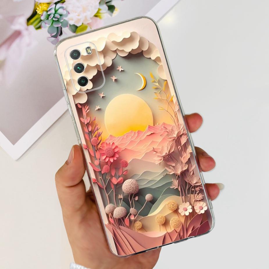 For Xiaomi Poco M3 Case PocoM3 Pro New Fashion Painted Cover Soft Silicone Phone Case For Xiaomi Poco M3 Pro PocoM3 Fundas Coque