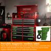Portable Magnetic Toolbox Labels Set – Reusable Magnetic Tags For Tool Organization And Storage