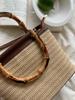 Summer 2025 Woven Straw Crossbody Handbag - Textured Small Bucket Bag for Women