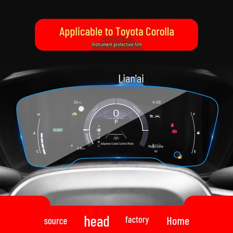 Toyota Corolla Navigation & Console Protection Film - Fits 25 Models