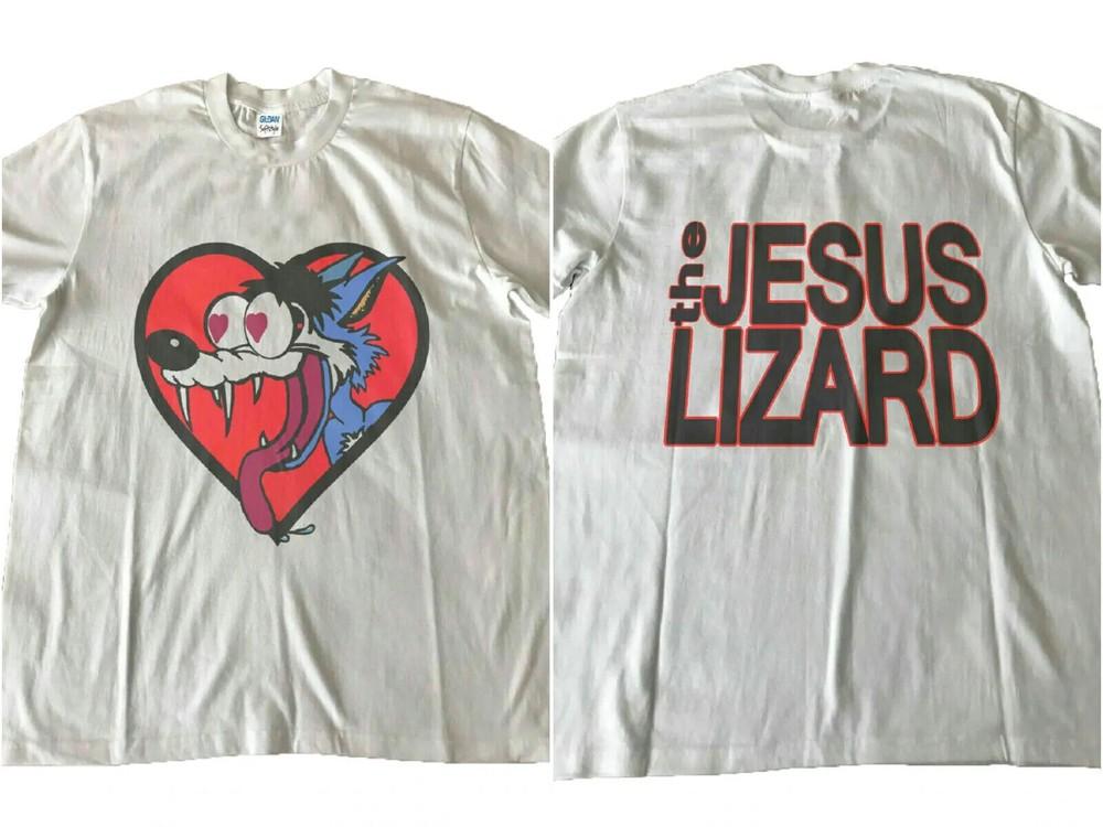 JESUS LIZARD ВИНТАЖНАЯ РЕДКАЯ ТУРИСТИЧЕСКАЯ ФУТБОЛКА 90-Х Унисекс Футболка L