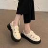 Fashion Women's Hollow Sandals Summer New Breathable Roman Platform Half Slippers Outdoor Lightweight Comfortable Height Increase Flats
