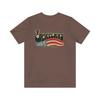 Palmenbaum T-Shirt Tropischer Urlaub Sommer Komfort Farben Kleidungsstückgefärbtes T-Shirt Unisex T-Shirt
