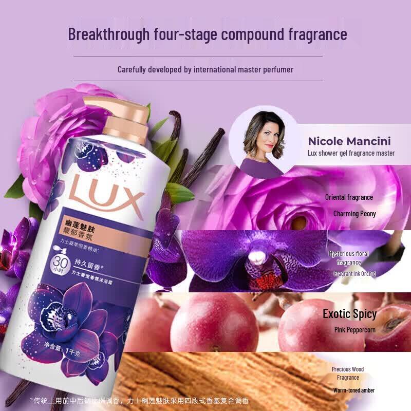 LUX Lotus Long-Lasting Fragrance Shower Gel & Hydrating Silky Shampoo Value Pack