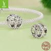 Hollow Tree Of Life S925 Sterling Silver Beads Loose Beads Retro Trend Diy Lucky Beading Accessories