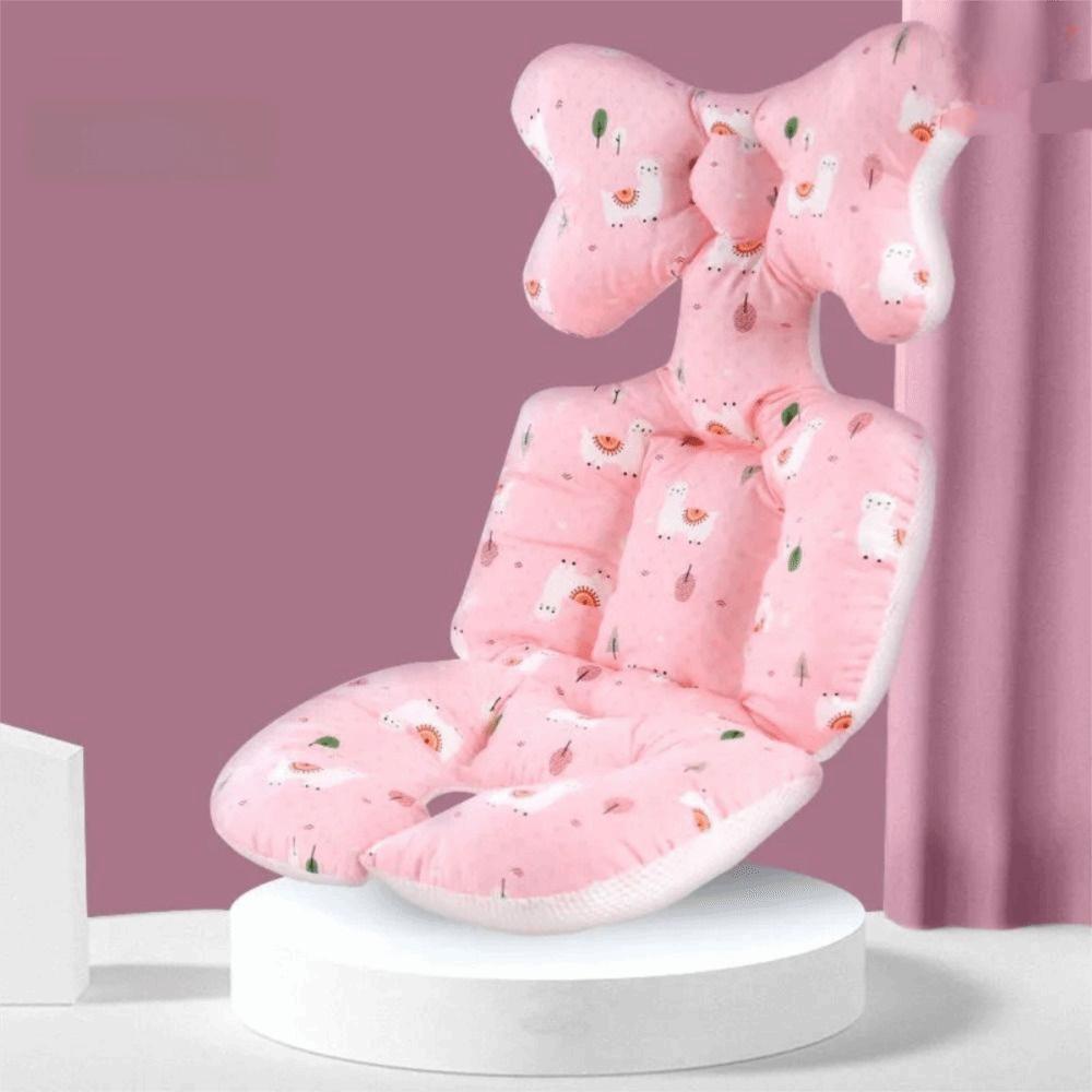 Cartoon Printed Baby Stroller Cushion Comfortable Dining Chair Cotton Pad  Travel Essential