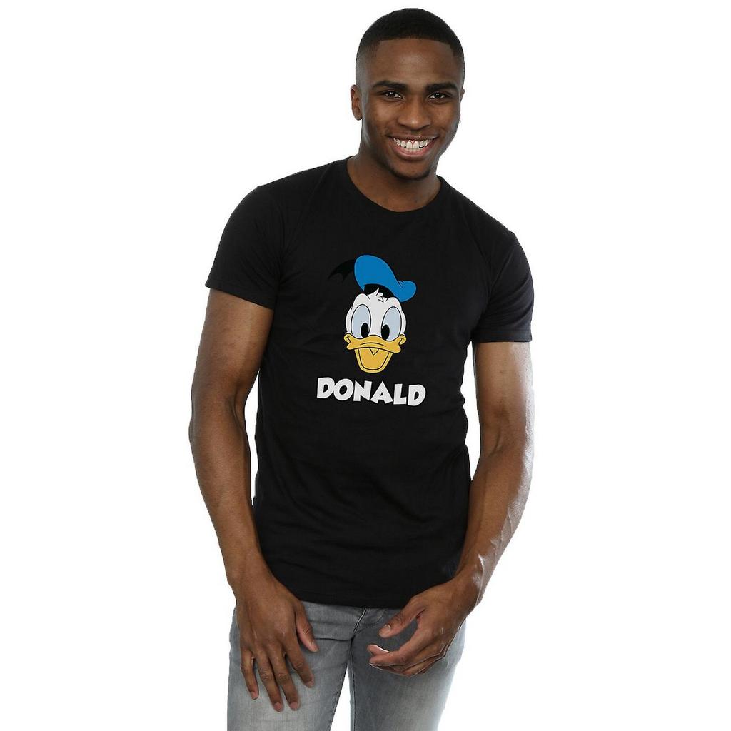 Disney Pánské bavlněné tričko Kachna Donald Face