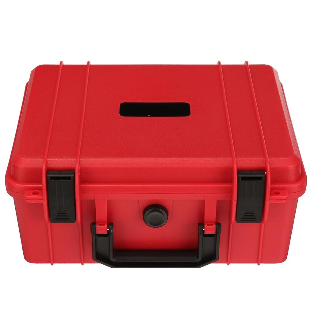 Safety Instrument Tool Box ABS Plastic Storage Toolbox Equipment Tool Case Suitcase with Foam Inside Black/red/yellow/blue