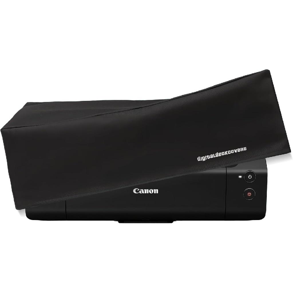 DigitalDeckCovers Dust Cover for Canon imagePROGRAF PRO-1000 & PRO-1100 Printers – Antistatic, Water-Resistant, Scratch-Resistant Black Protector