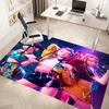 1pc Kpop Hunter5 Print Area Rug - Soft, Washable Non-Slip Indoor Mat, Living Room, Home Office Decorative Rug,Office Decorative