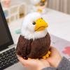 17cm simulation bald eagle stuffed plush toy figurine cartoon anime cute pillow cushion children's birthday gift fun doll