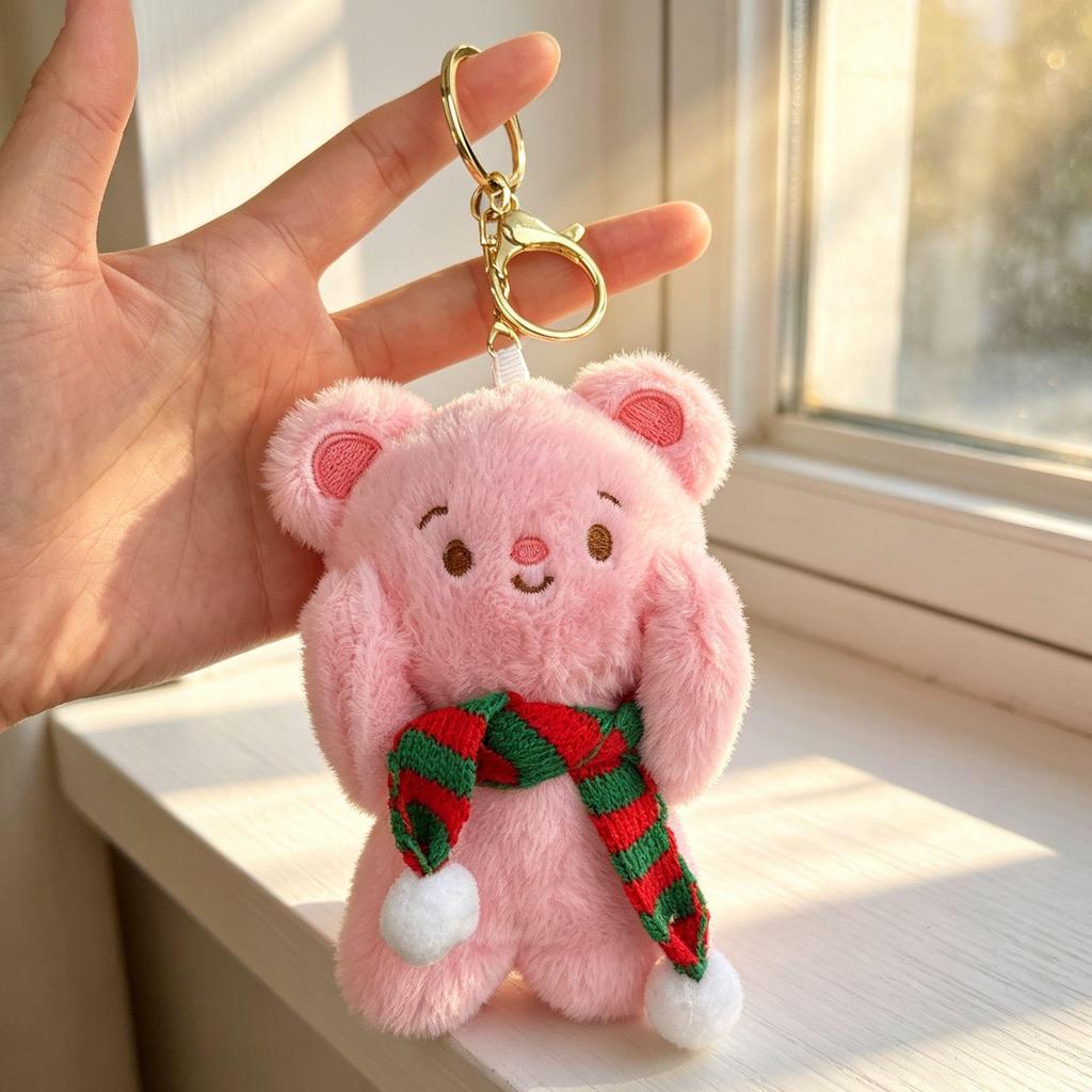 Ciondolo Bambola Peluche Cuore - Carino Regalo Cartoon per Migliori Amici & Studenti