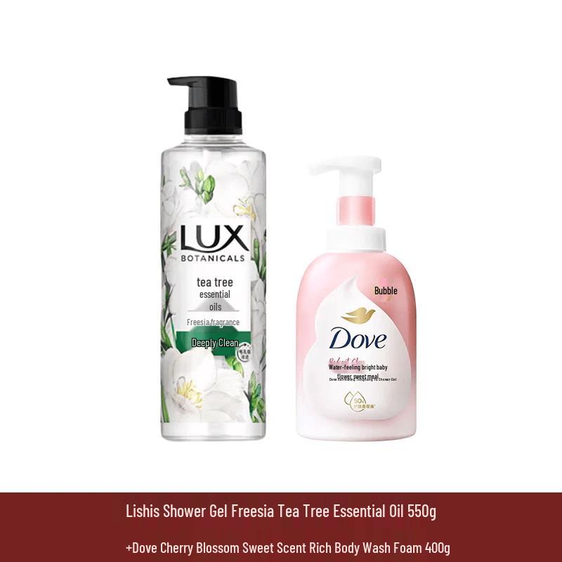 Набор из двух средств для душа Lux Фрезия и Цветение вишни