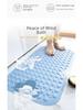 Cloud Massage Anti-Slip TPE Bath Mat with Suction Cups and Drainage Holes