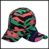 White Fang Camouflage Cap Hip Hop Casual Fashion Hat Outdoor Men Women CZA032 (Orange)