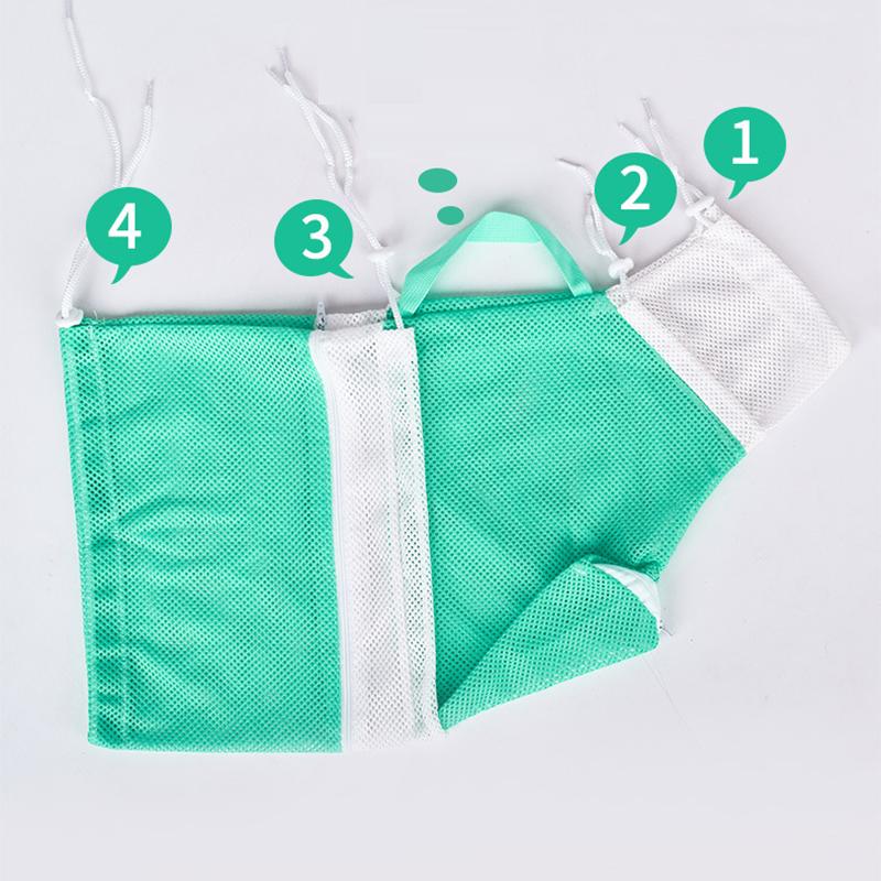 Cat Washing Bag Multifunctional Cat Grooming Bathing Nail Trimming Anti Scratch Bite Restraint Fixed Mesh Bag Adjustable