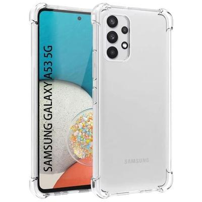 Protective Case for Samsung A53 5G - PROSHOP - 4 Reinforced Silicone Corners Transparent