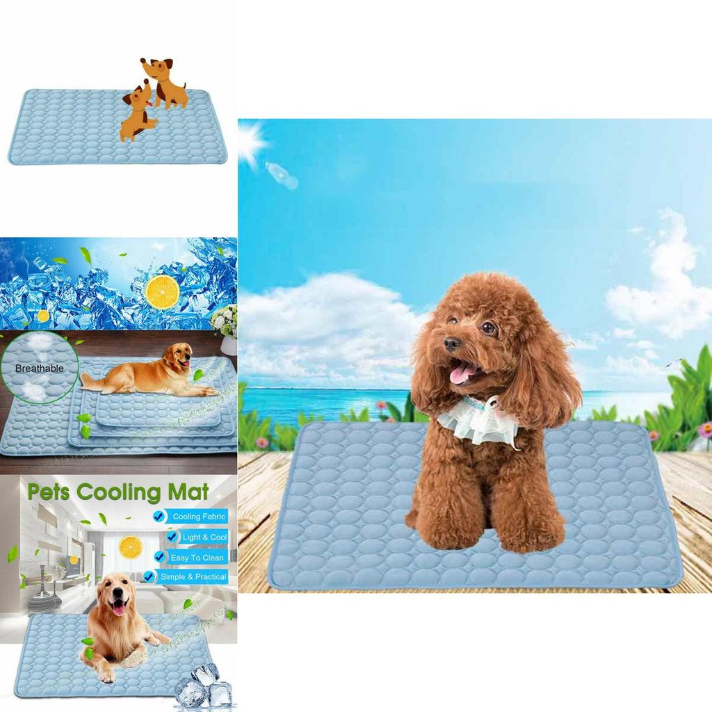 Luxurious And Soft Dog Cooling Mat Non-toxic Pet Cushion For Summer Comfort