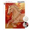 Majestic Horse Pearl Kit 5D DIY Round Rhinestone Art Craft for Adults Home Wall Decoration Beginner Friendly Frameless