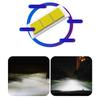 Motorrad LED Scheinwerfer Birne Hohe Helligkeit Fischaugen Lampe Kit Aluminium 12‑24V Fern- und Abblendlicht Y8 H4