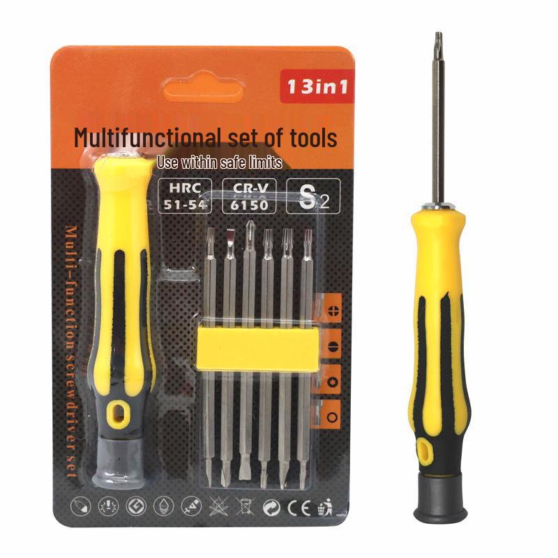 6-in-1 Multifunctional Torx Screwdriver Set with Triangle Bit for Household Use