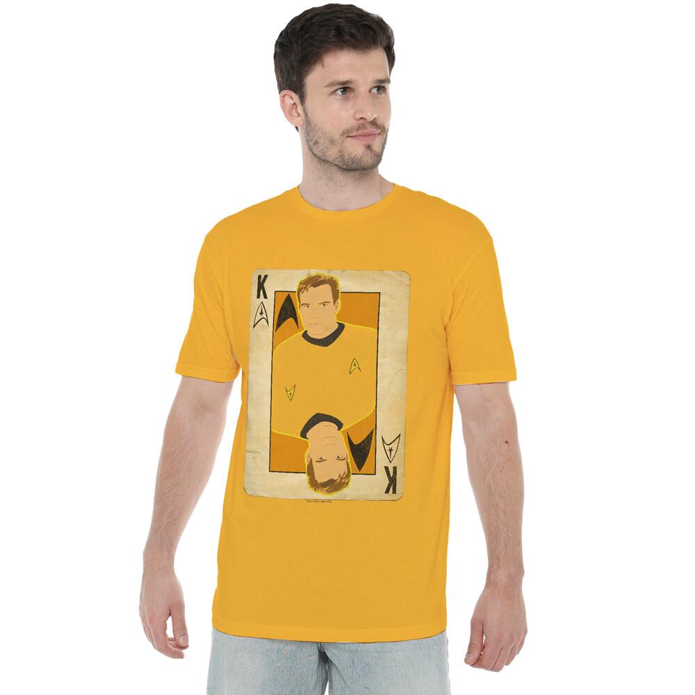 Star Trek Tos King T-Shirt S-2XL Gold XXXL