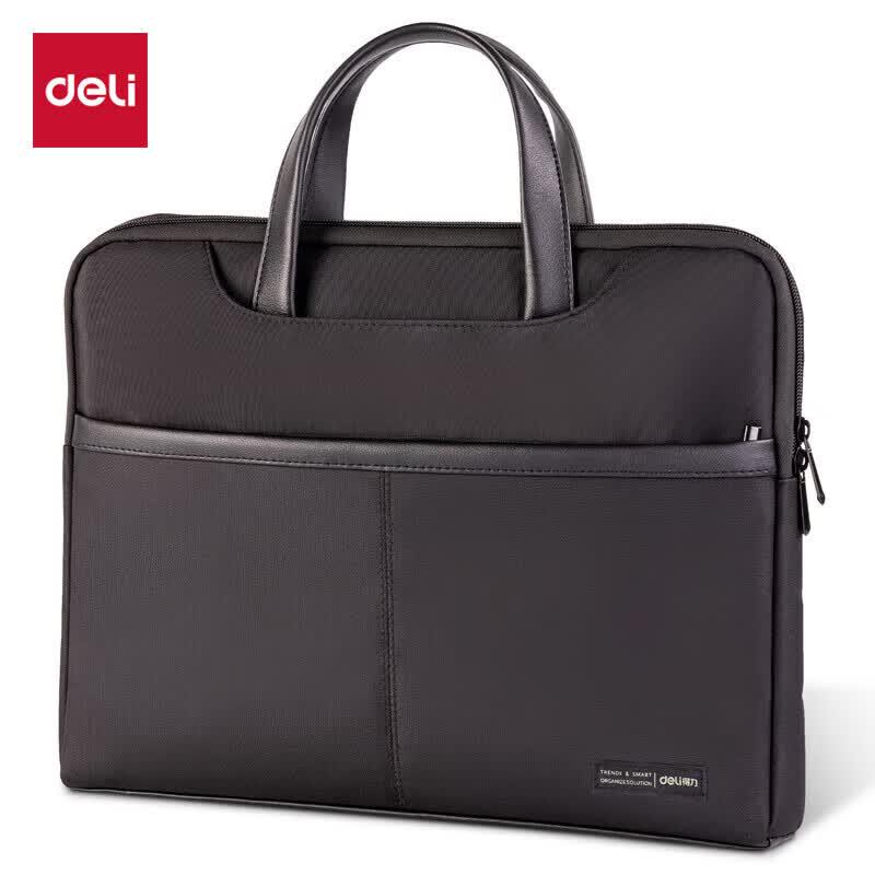 Deli 63815 Black Document Briefcase