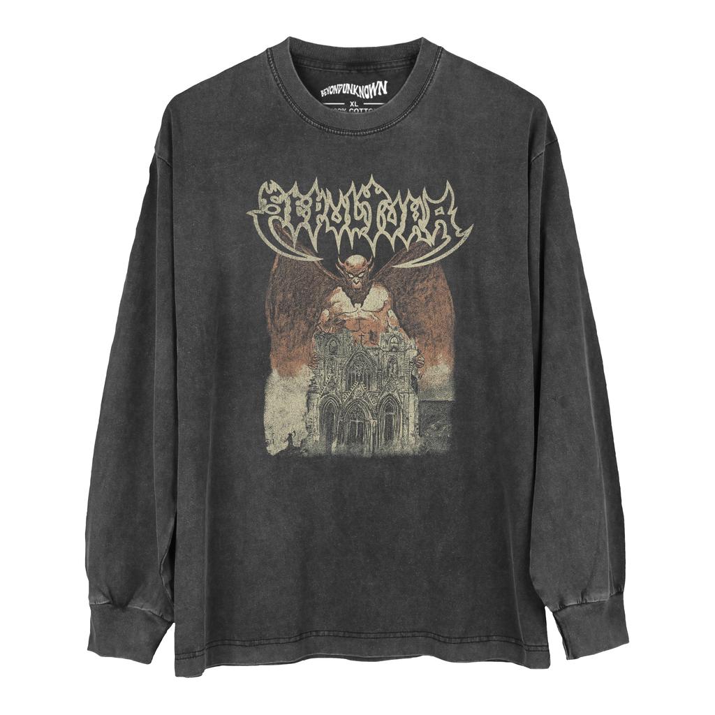 Sepultura T Shirt Bestial Devastation Album Vintage Tee Death Metal Merch Mens Short Sleeve Washed Cotton Shirt Metalhead